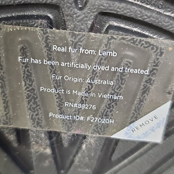 UGG Mini Bailey Sheepskin Black Bow II Leather Ankle Boots Womens Size 6 NEW - Picture 9 of 14